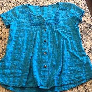 PrAna Top Blouse 60% Organic Cotton